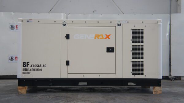 Generador Eléctrico 70 KW Diesel Marca GENERAX 220 V Con Caseta Nuevo