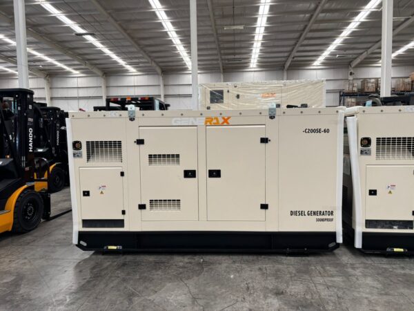 Generador Eléctrico 160 KW Diesel Marca GENERAX 220 V (200 KVA) Con Caseta Nuevo